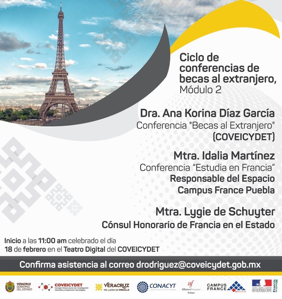 CONFERENCIA BECAS A FRANCIA : CAMPUS FRANCE